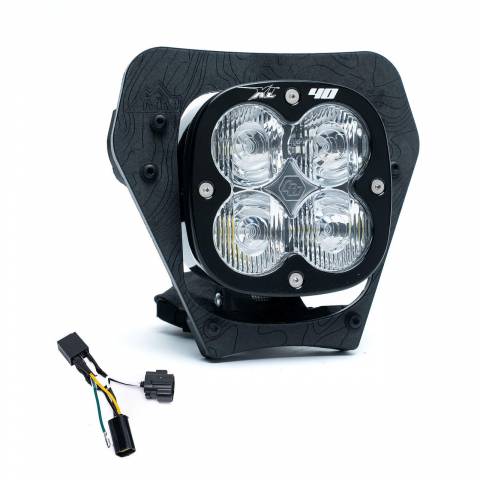 KTM 350/450/500 EXC-F/XW-F/XCF-W '24-26 - BAJA DESIGNS XL40 (D/C) LED Headlight Kit w/ Hi-Lo Harness